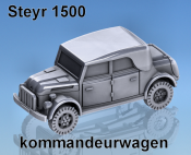 1:100  Scale - Steyr 1500 Kommandeurwagen - Closed
